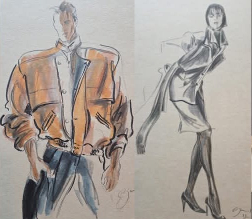 Modezeichnen & Entwurf — Kunstkurs im Atelier in Langenargen am Bodensee